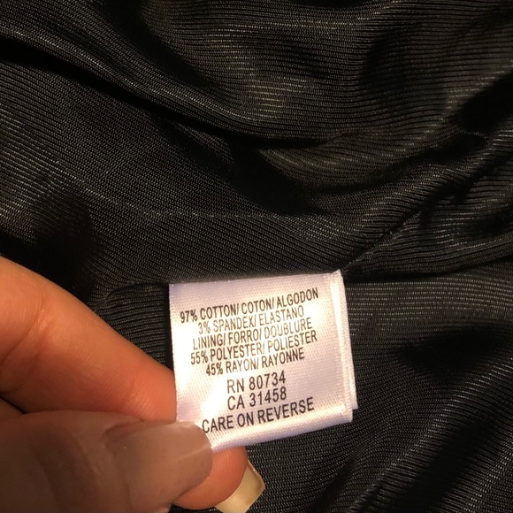 Charcoal Gray Pinstripe Blazer - Picture 3 of 5